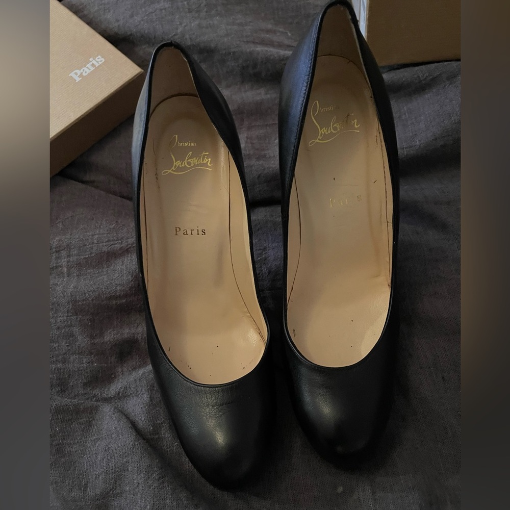 Black Christian Louboutin heels